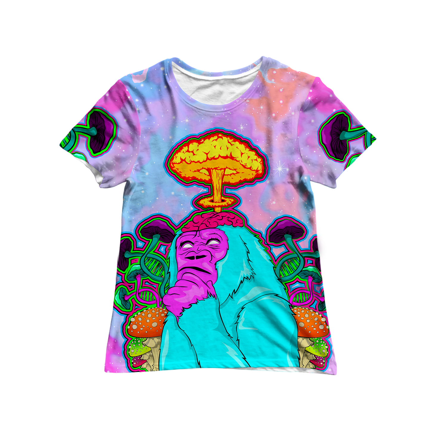 Awakened Ape All Over Print Women's Tee