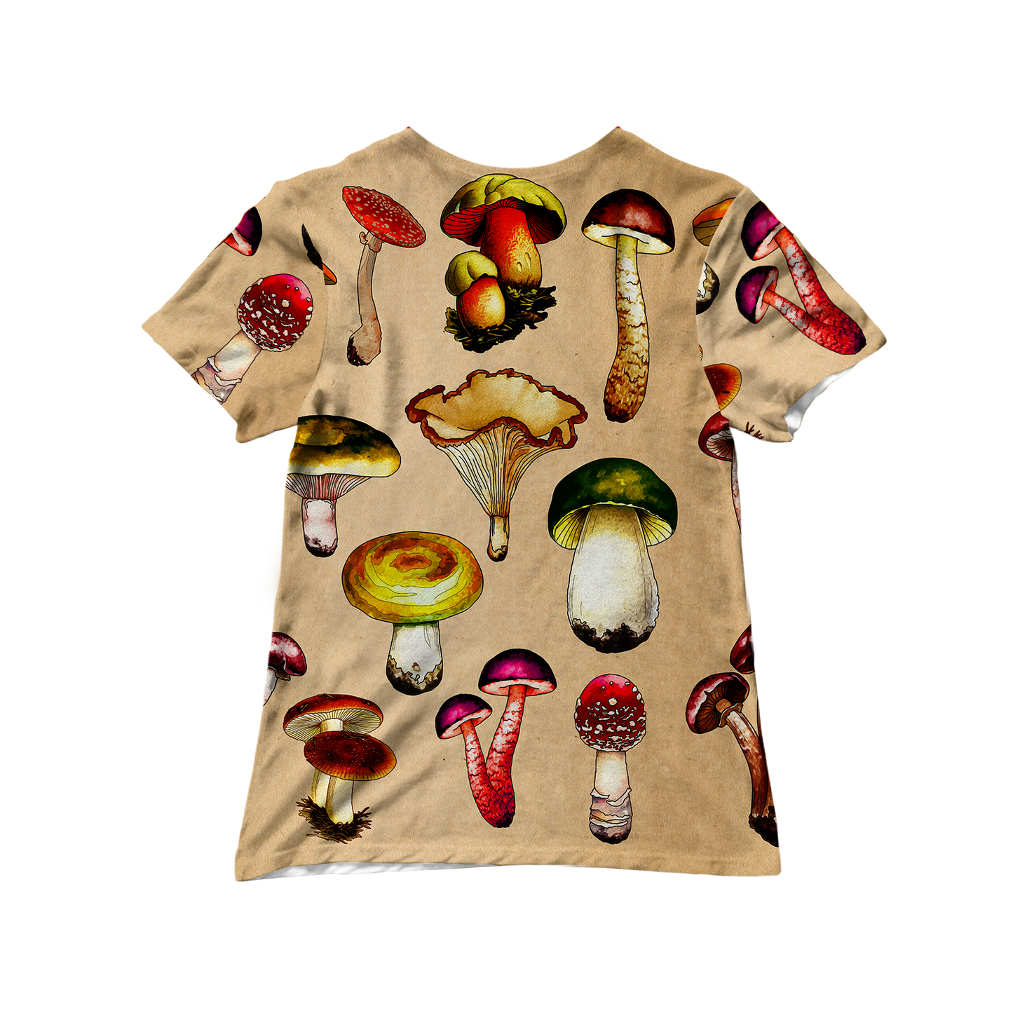 Magic Mushrooms All Over Print Women's Tee