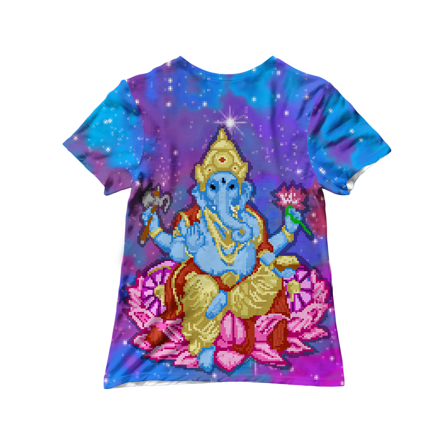 Pixel Ganesha All Over Print Women's Tee