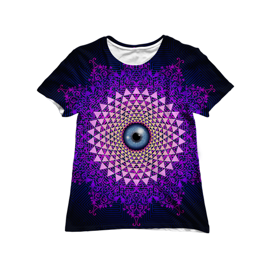 Psi~ Eye Ball All Over Print Women's Tee