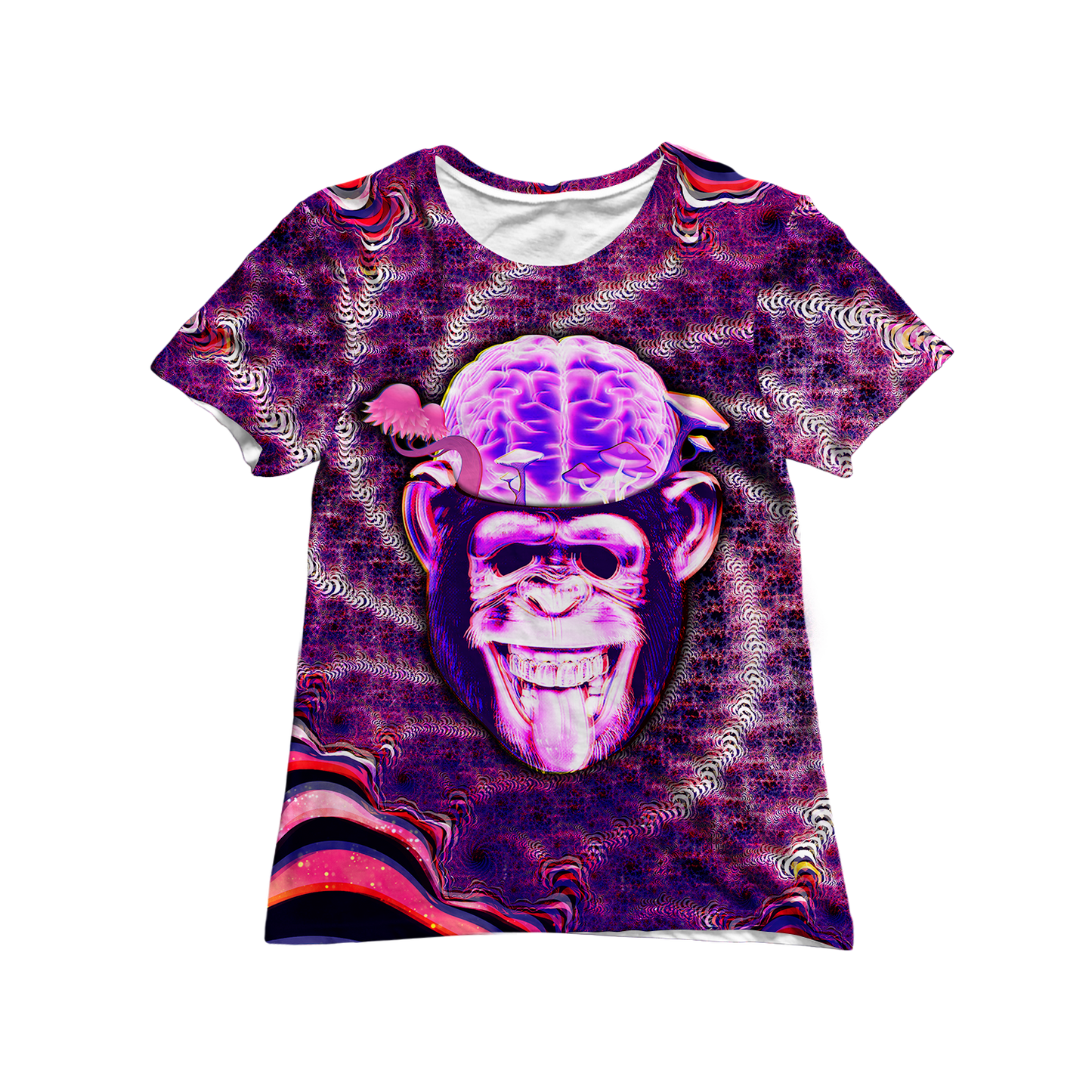 Ston~ Ape Brain All Over Print Women's Tee