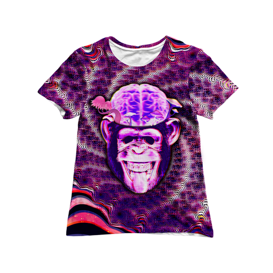 Ston~ Ape Brain All Over Print Women's Tee