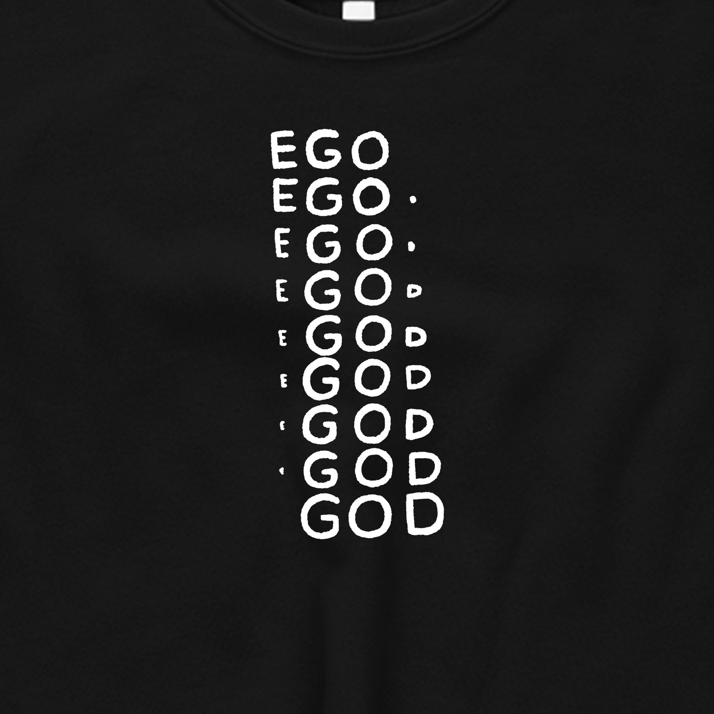 Ego Graphic Crop Sweatshirt