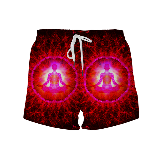 Meditating Psi~ All Over Print Women's Shorts