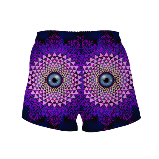 Psi~ Eye All Over Print Women's Shorts