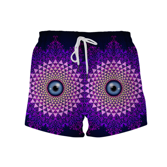 Psi~ Eye All Over Print Women's Shorts