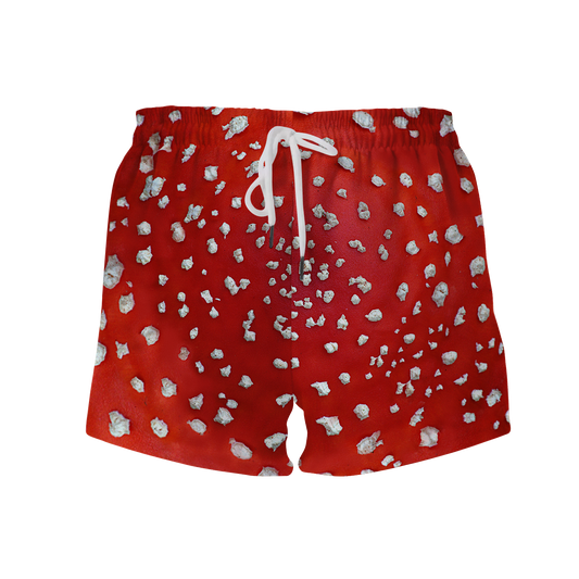 Amanita All Over Print Women's Shorts