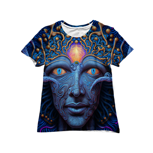 Psi~ Face All Over Print Women's Tee
