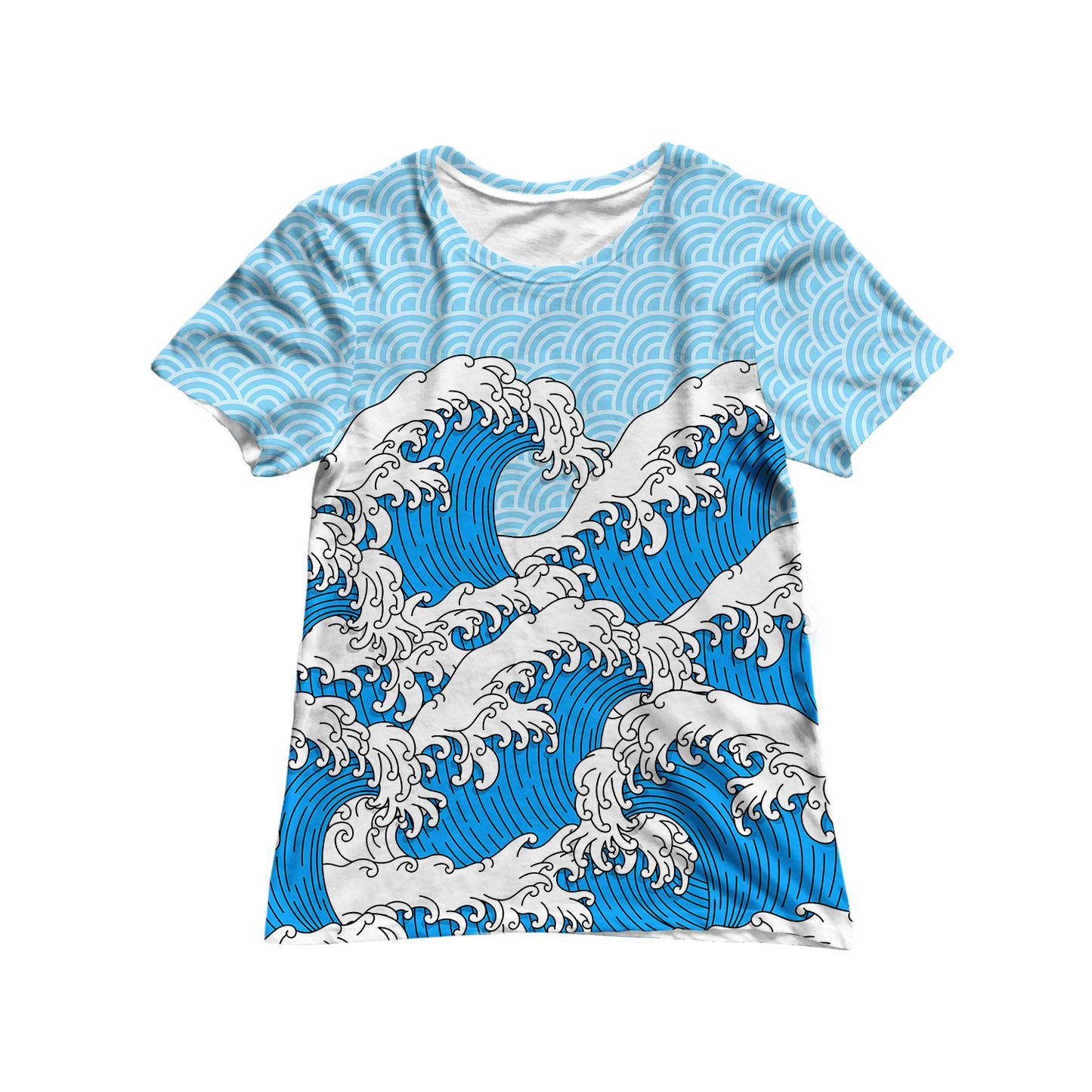 Retro Waves All Over Print Women's Tee