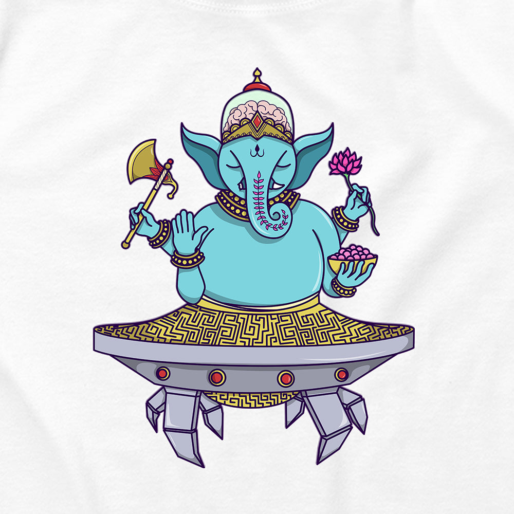 Ganesha Mech Graphic Crop Tee