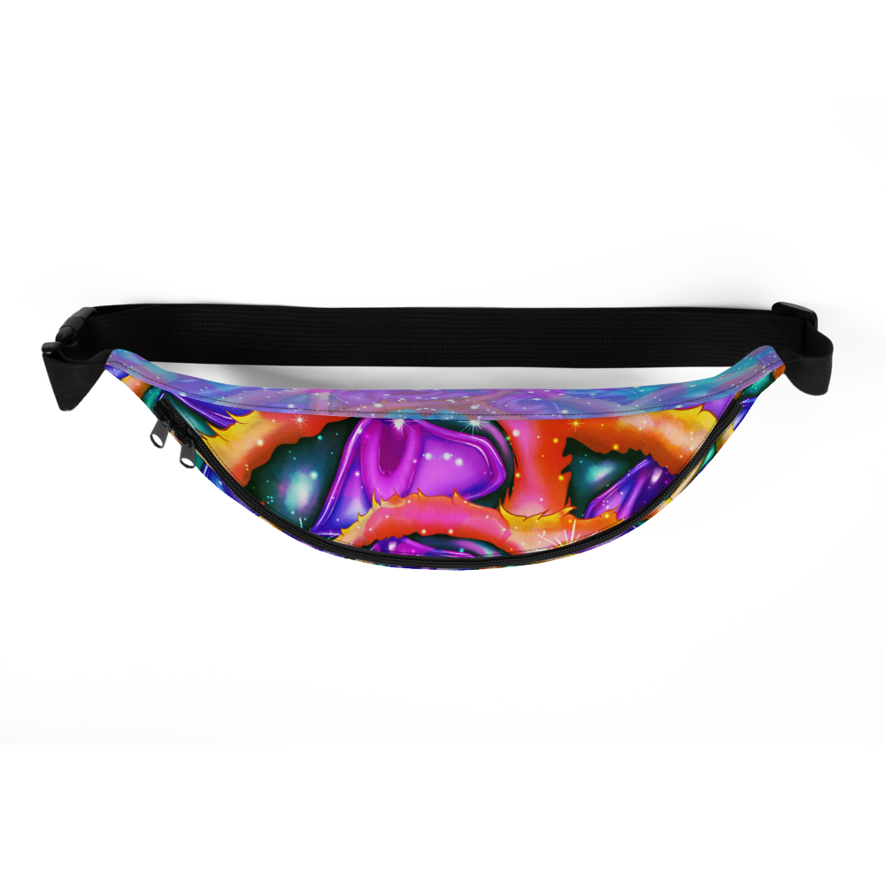 Wear your Shroom Beach fanny pack as a trendy crossbody sling bag with its unique designs that has become a must-have.