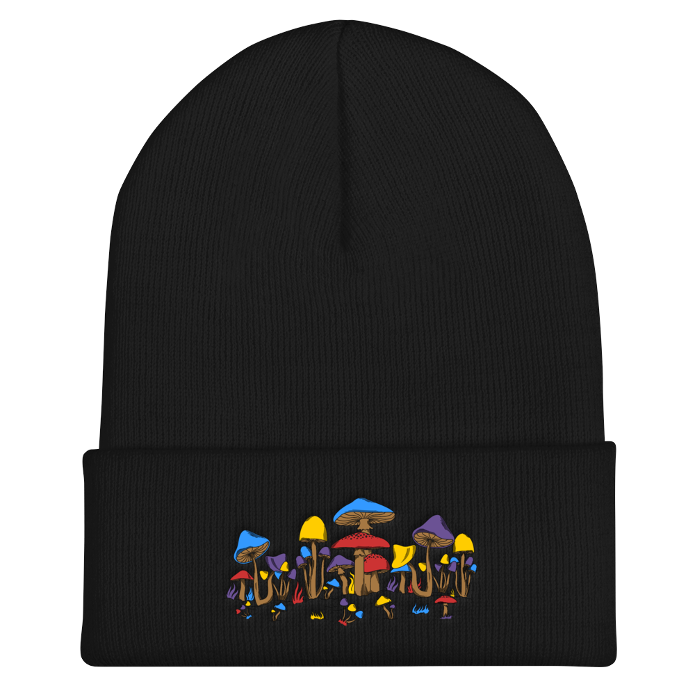 Psi~  Mushrooms Beanie