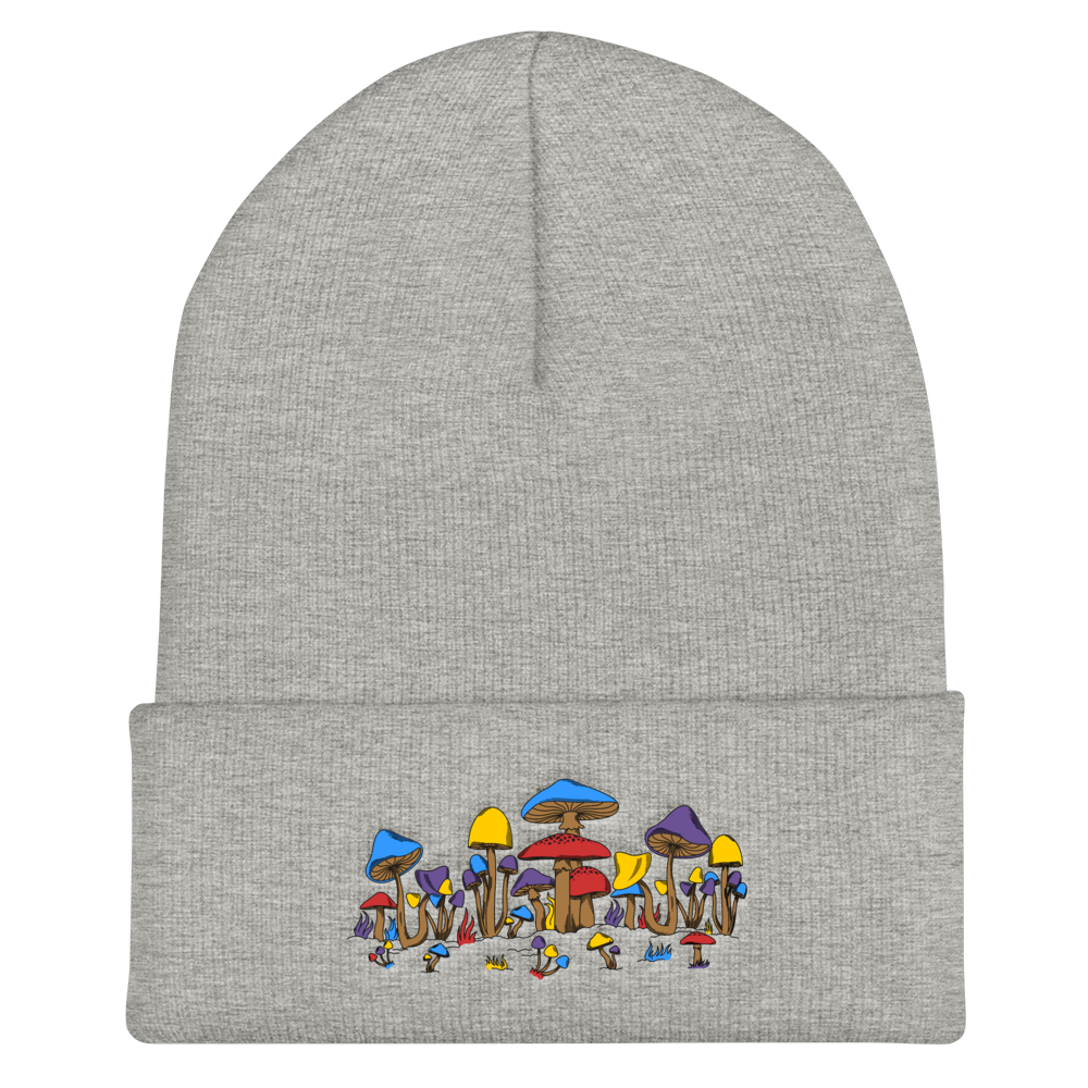 Psi~  Mushrooms Beanie