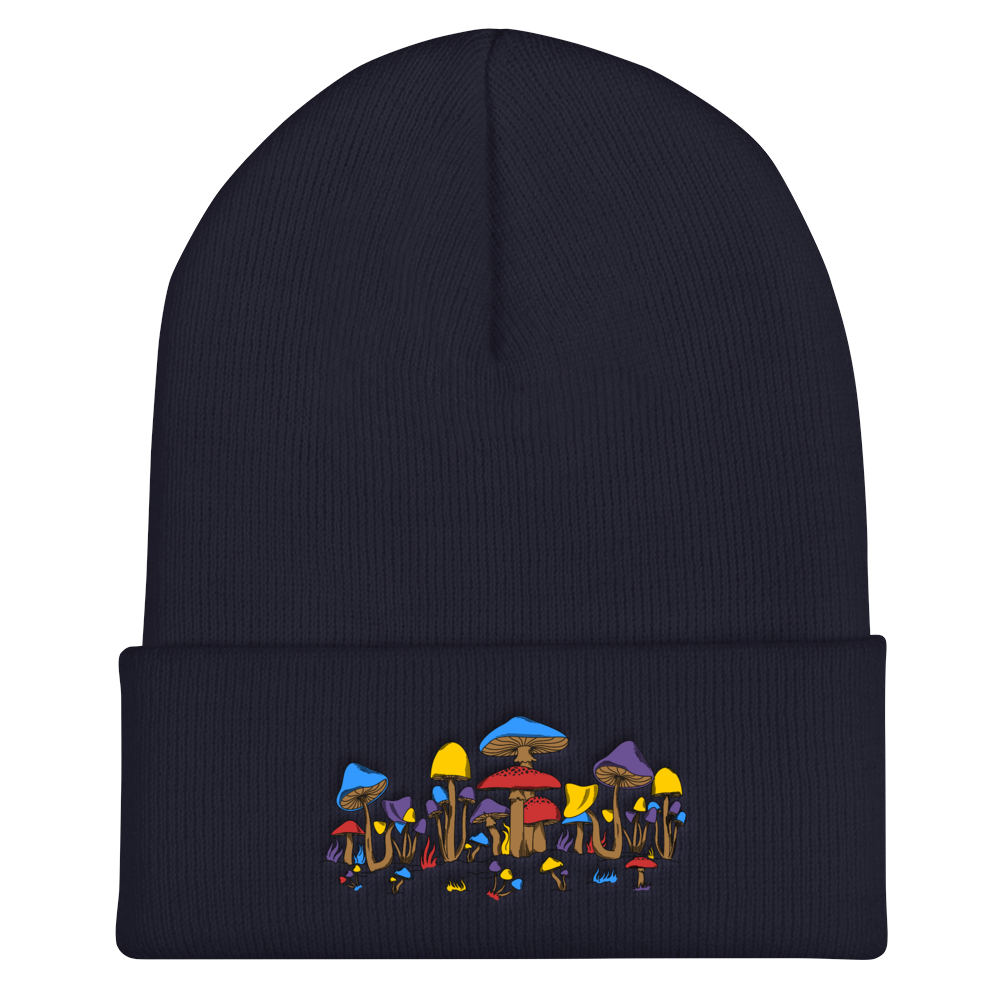 Psi~  Mushrooms Beanie