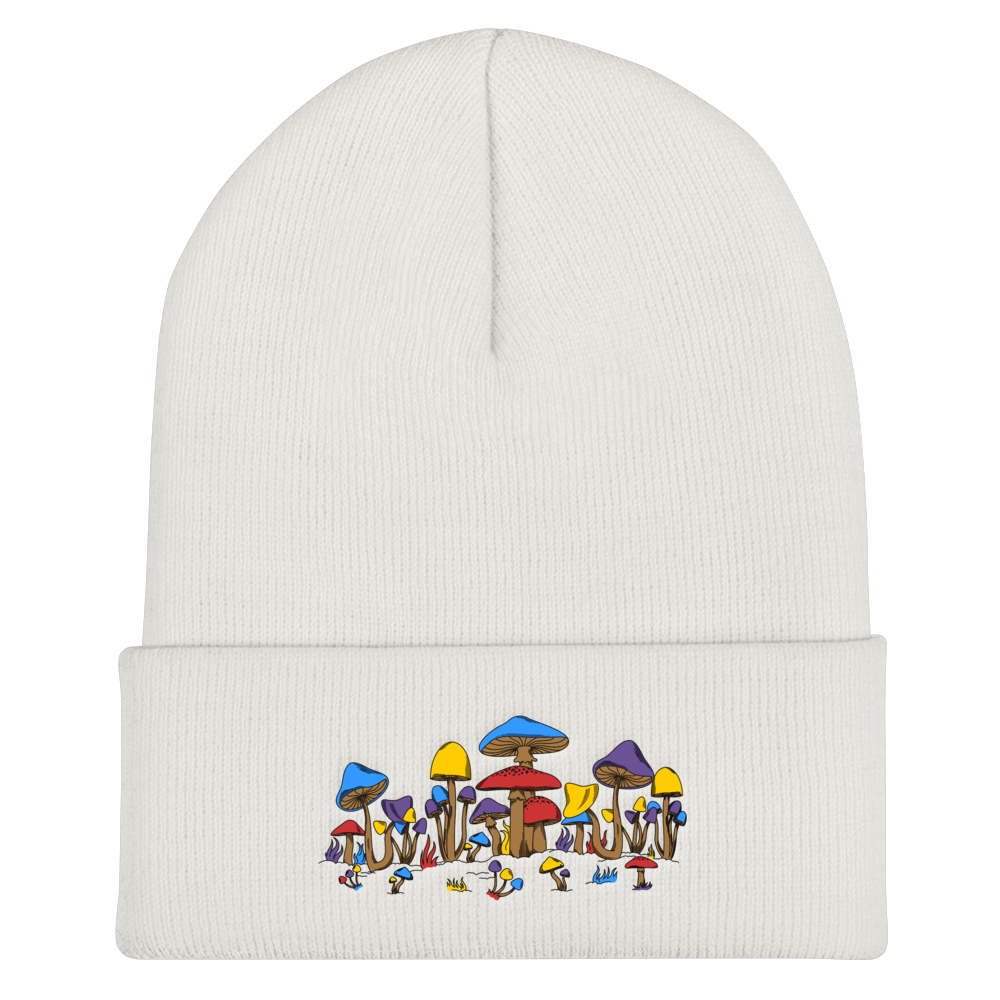 Psi~  Mushrooms Beanie