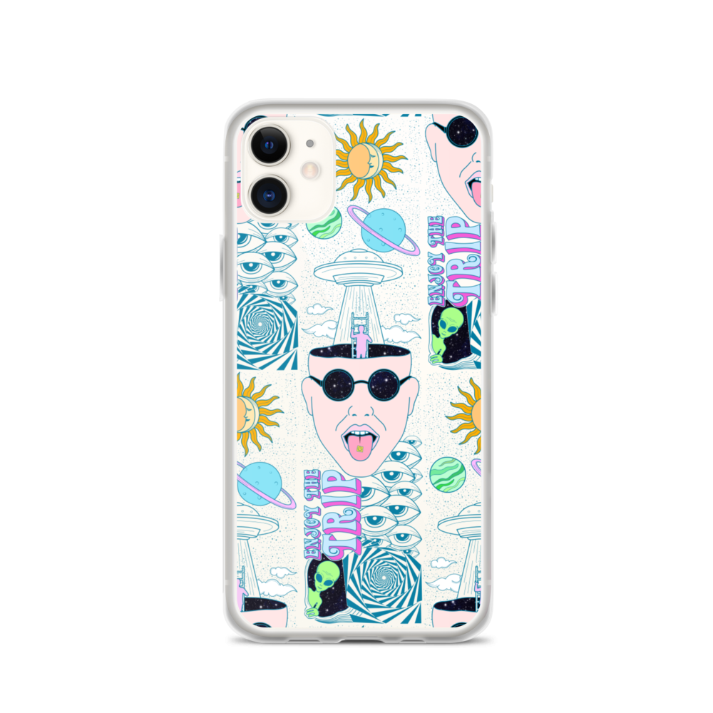 Shroom Beach Enjoy The Trip iPhone Case protects your iPhone against water, dust and shock.