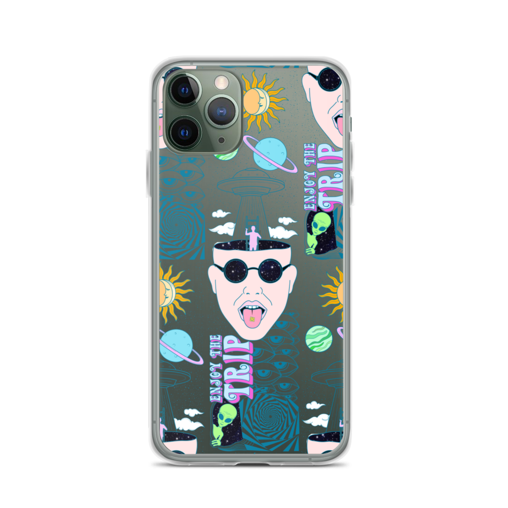 Shroom Beach Enjoy The Trip iPhone Case protects your iPhone against water, dust and shock.