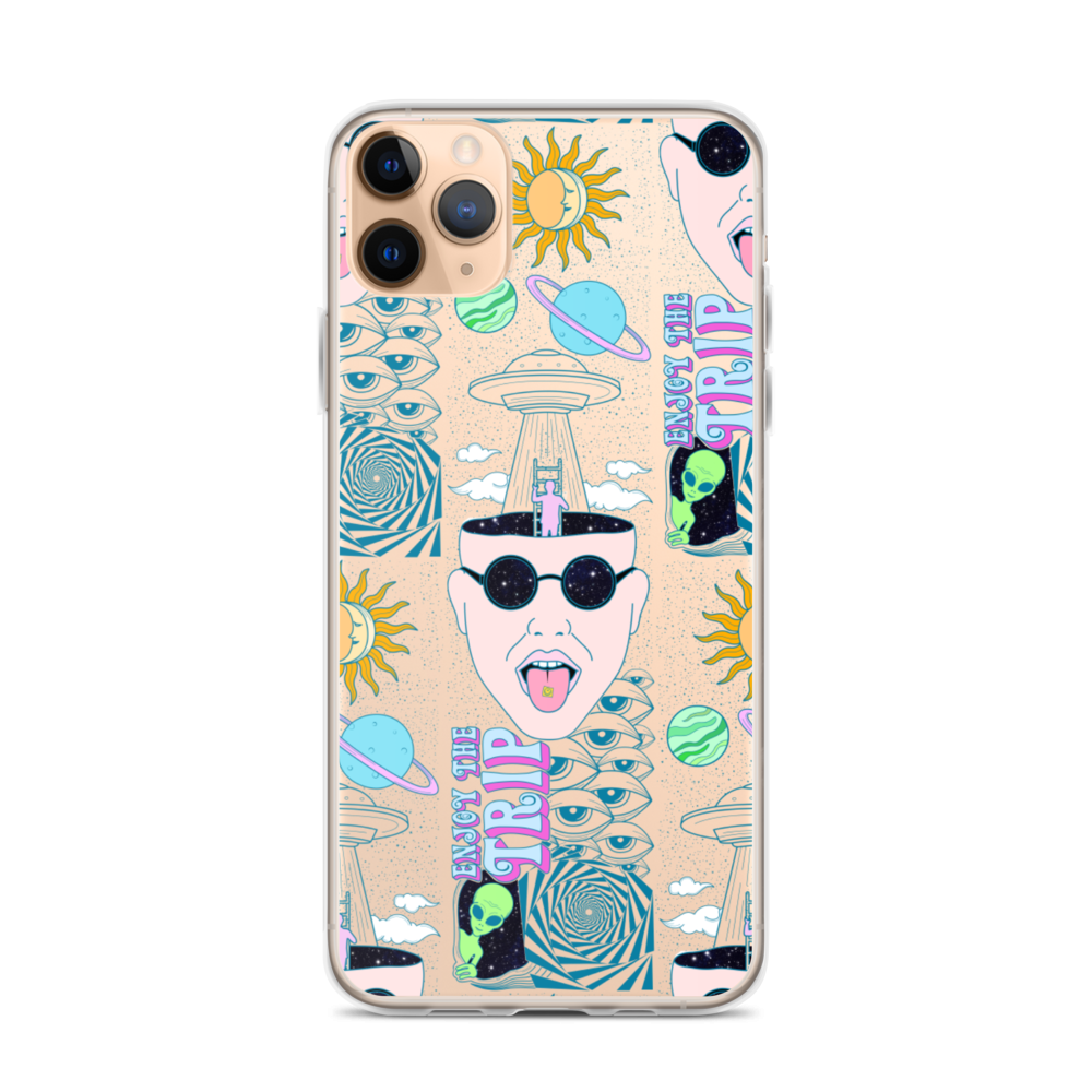 Shroom Beach Enjoy The Trip iPhone Case protects your iPhone against water, dust and shock.