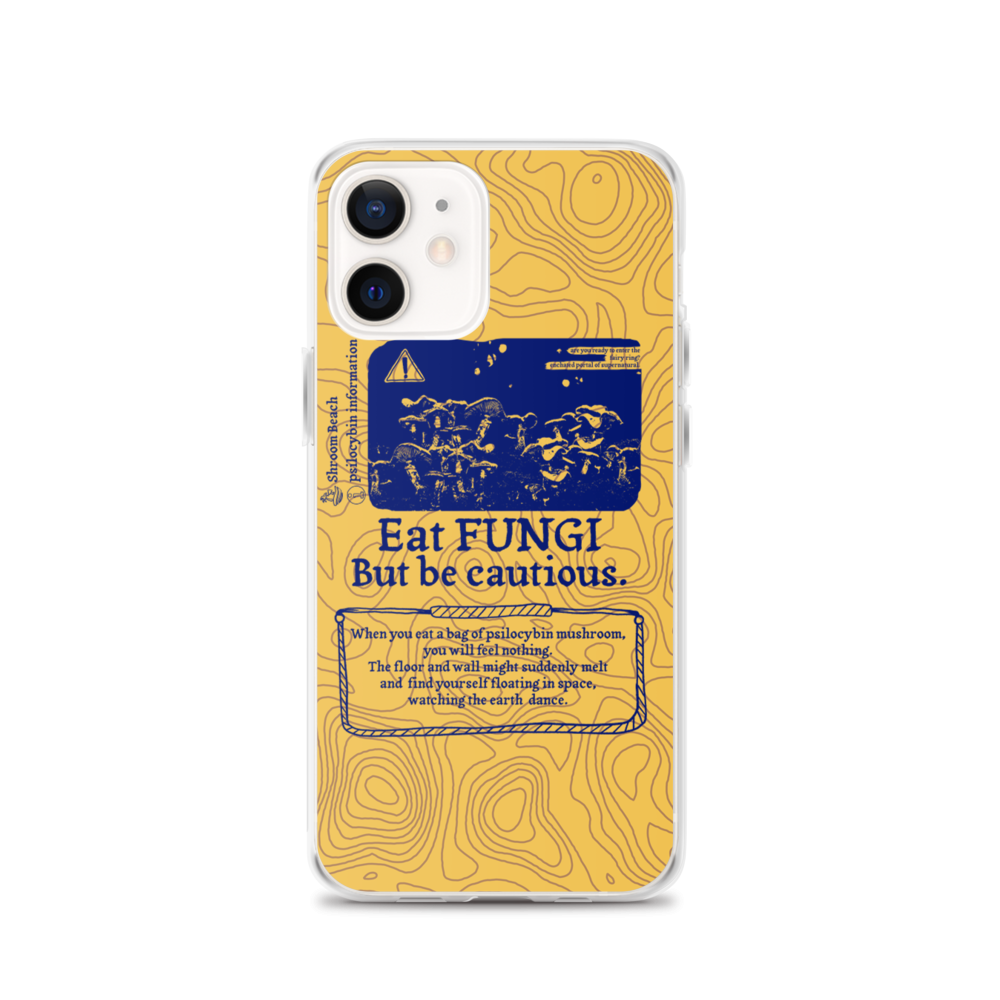 Shroom Beach Eat Fungi iPhone Case ​protects your iPhone against water, dust and shock