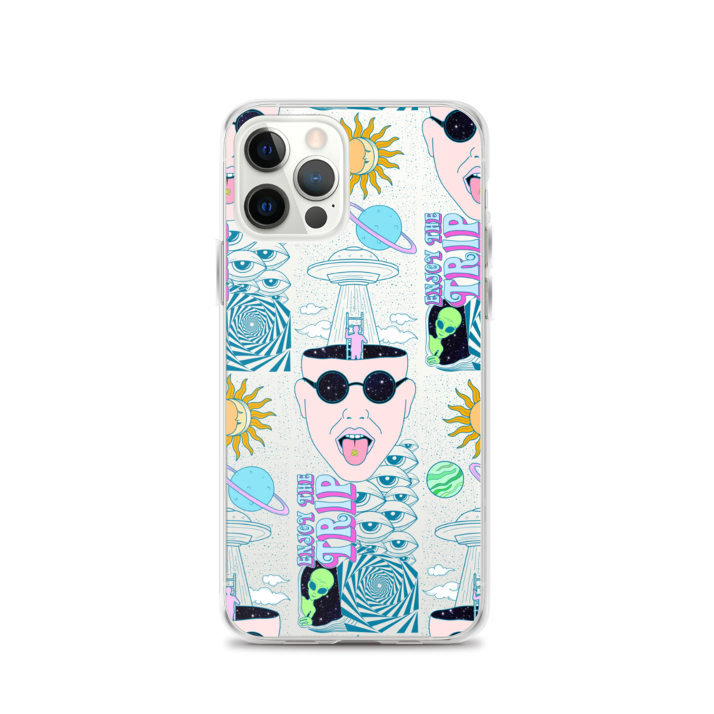 Shroom Beach Enjoy The Trip iPhone Case protects your iPhone against water, dust and shock.