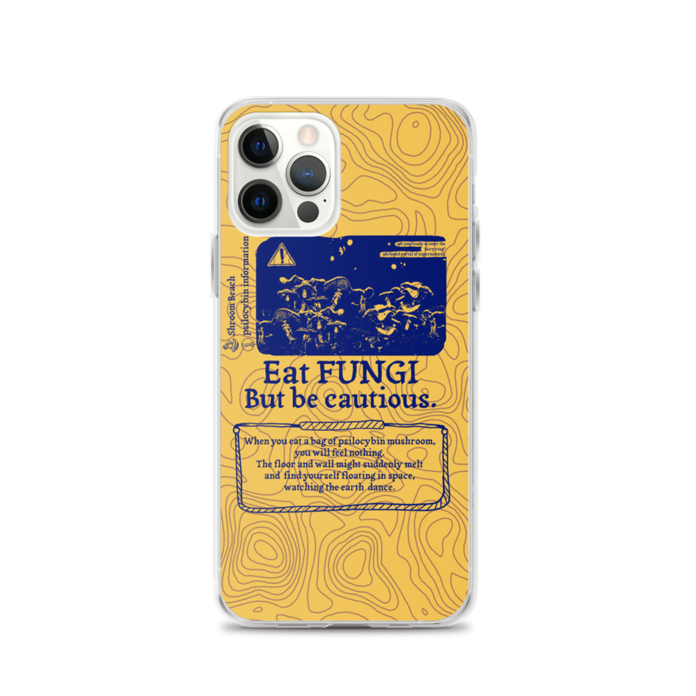 Shroom Beach Eat Fungi iPhone Case ​protects your iPhone against water, dust and shock