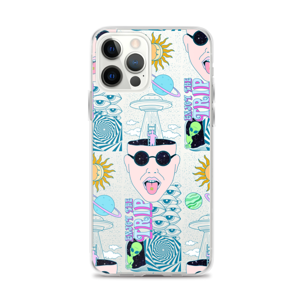 Shroom Beach Enjoy The Trip iPhone Case protects your iPhone against water, dust and shock.