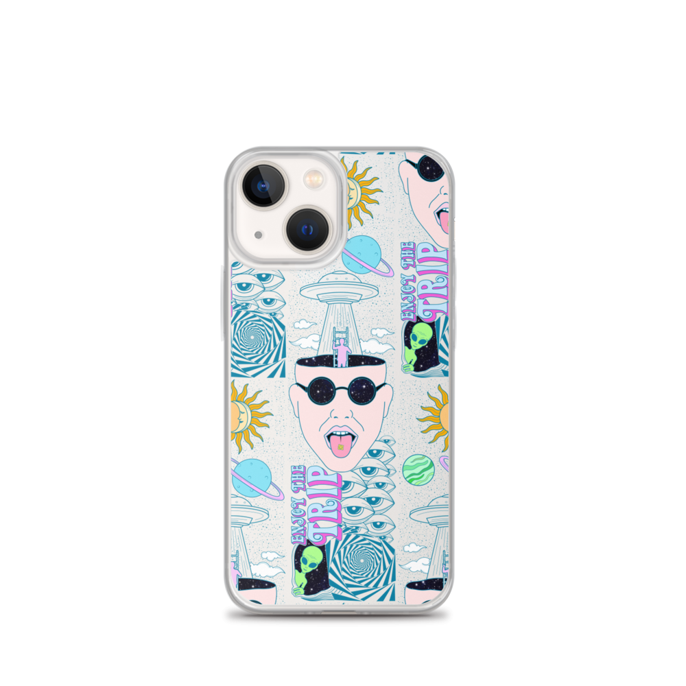 Shroom Beach Enjoy The Trip iPhone Case protects your iPhone against water, dust and shock.