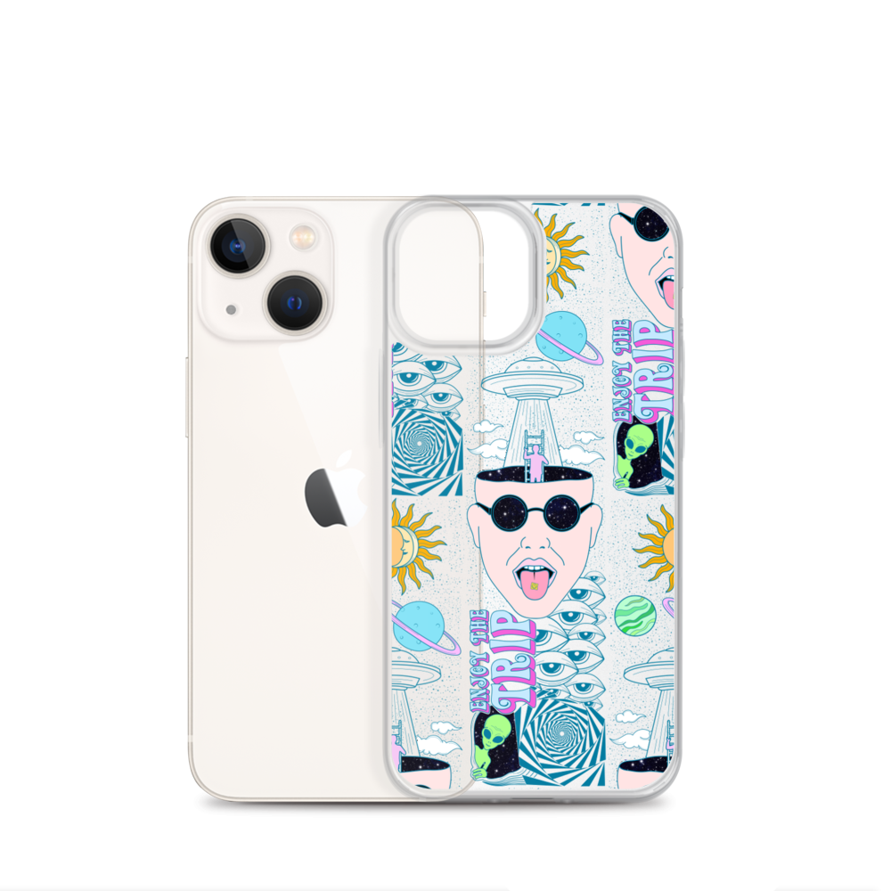 Shroom Beach Enjoy The Trip iPhone Case protects your iPhone against water, dust and shock.