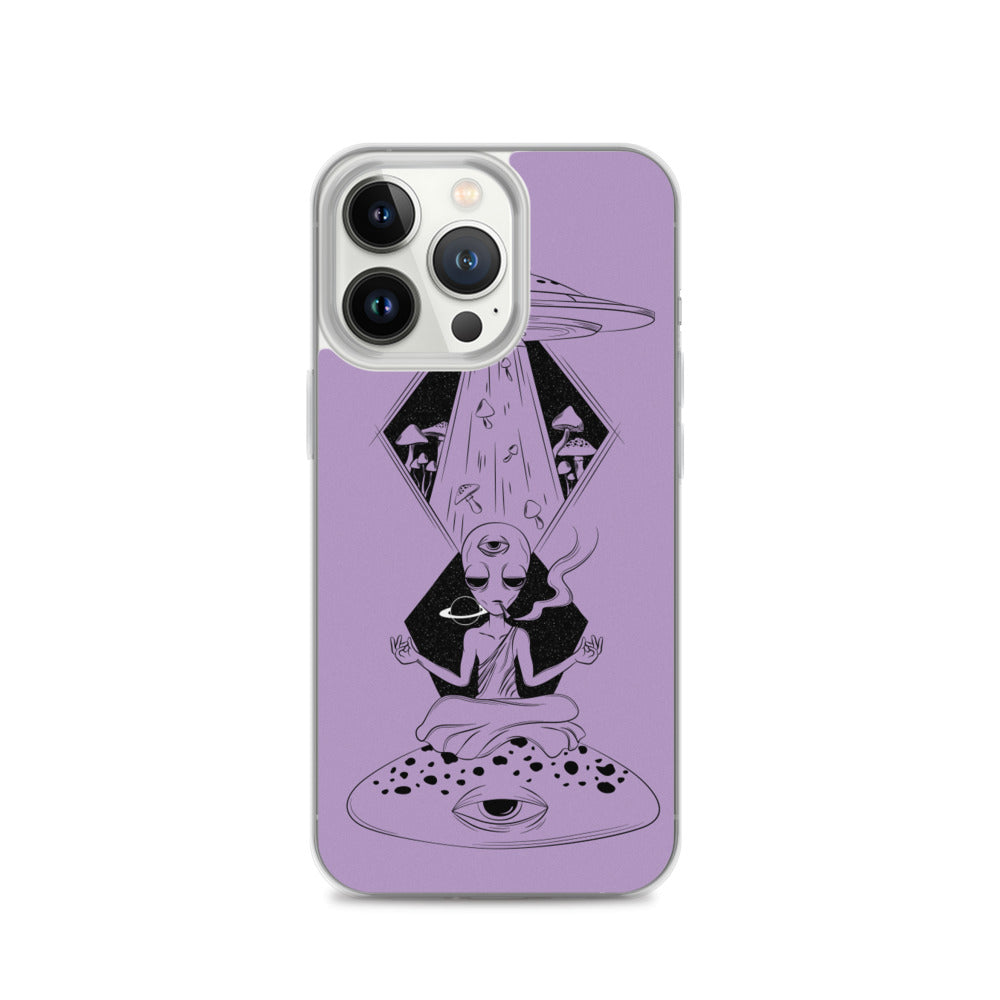 Alien Meditating iPhone Case