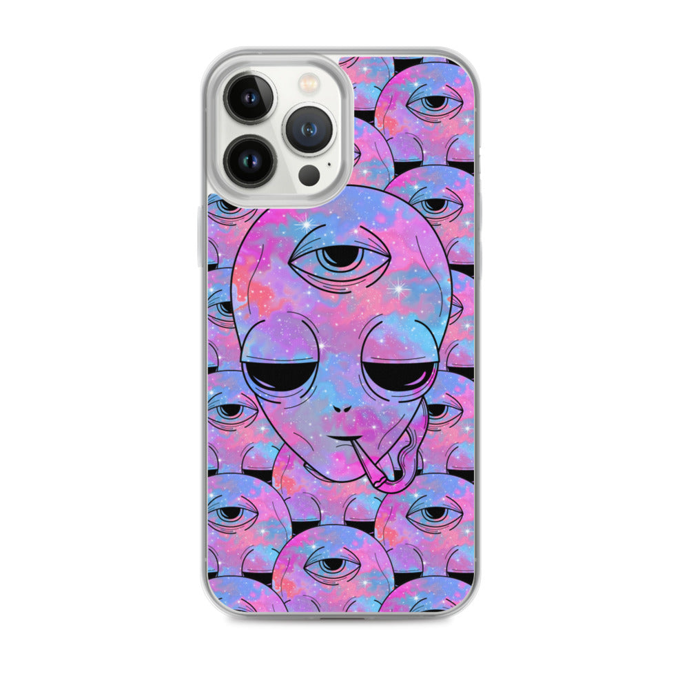 Stoned Alien iPhone Case