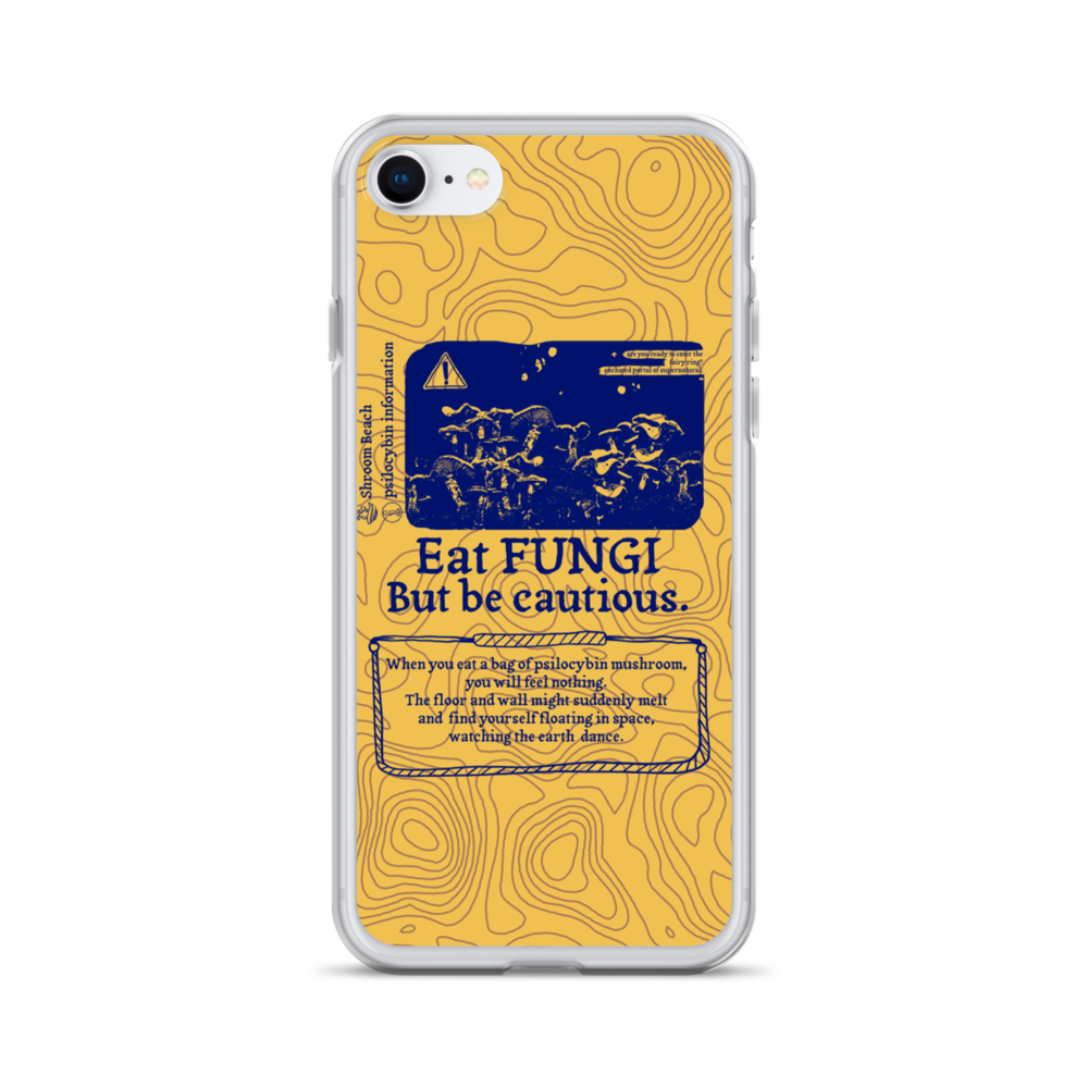 Shroom Beach Eat Fungi iPhone Case ​protects your iPhone against water, dust and shock