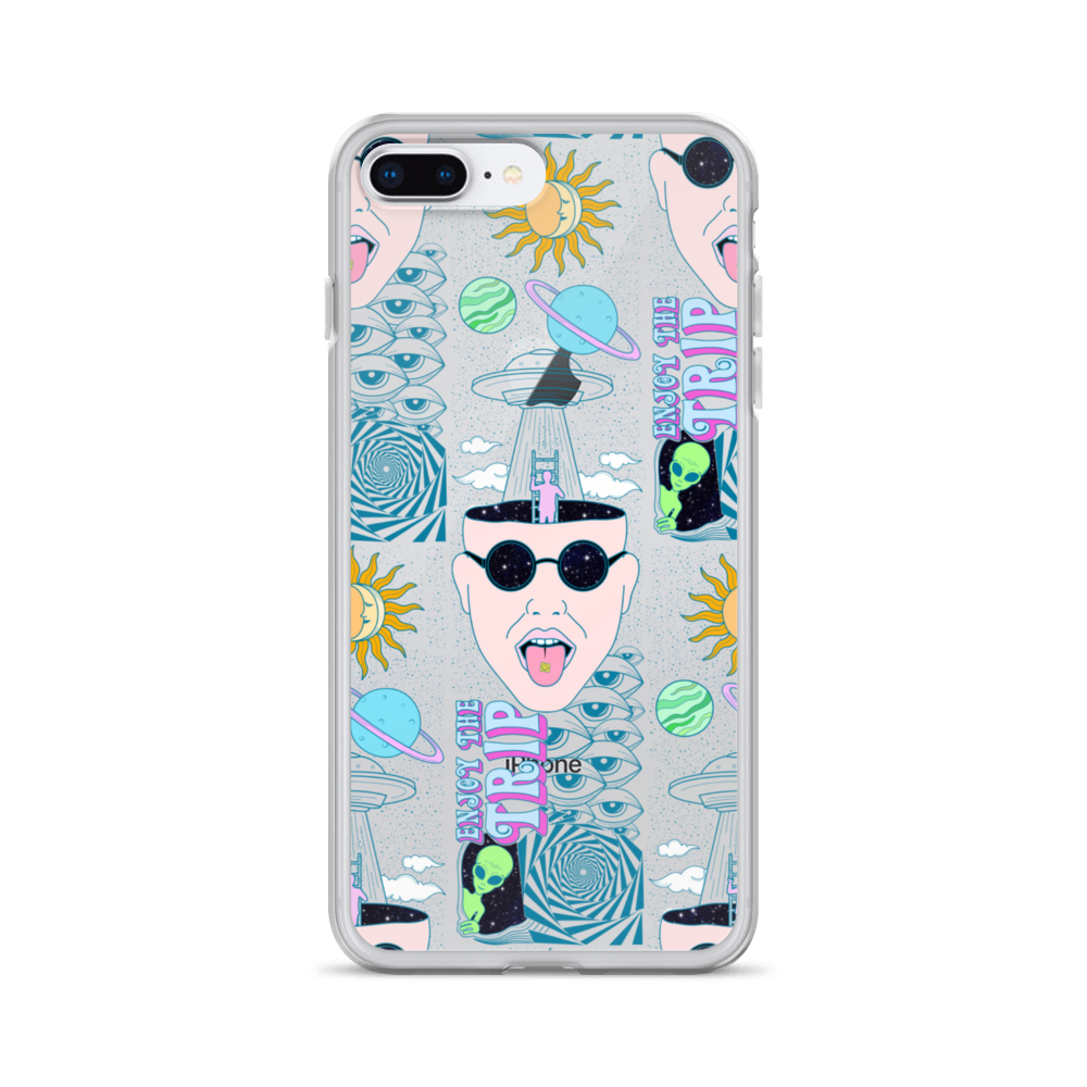 Shroom Beach Enjoy The Trip iPhone Case protects your iPhone against water, dust and shock.