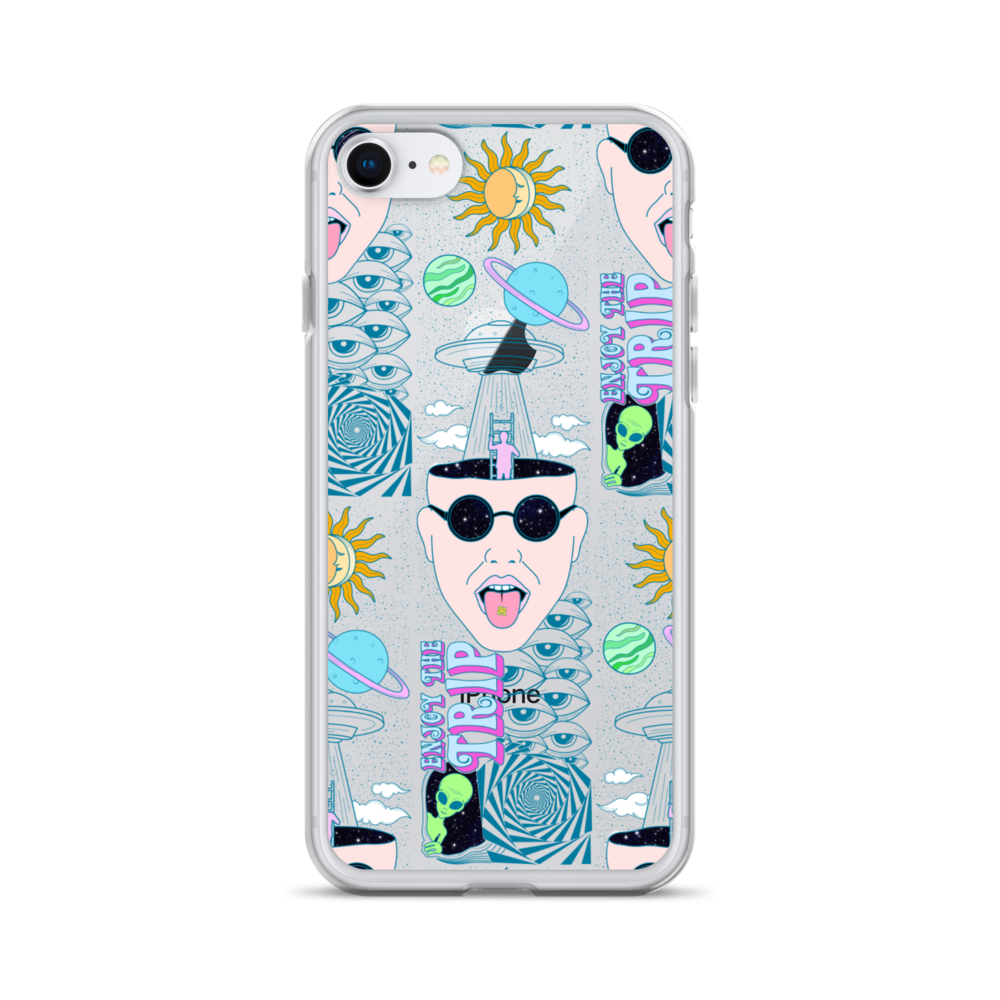 Shroom Beach Enjoy The Trip iPhone Case protects your iPhone against water, dust and shock.