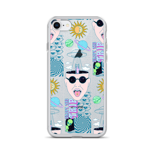 Shroom Beach Enjoy The Trip iPhone Case protects your iPhone against water, dust and shock.