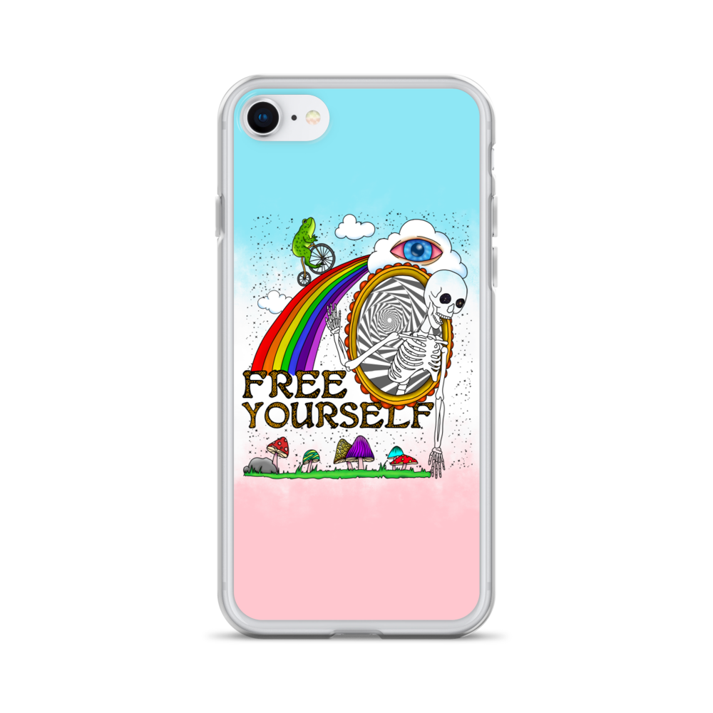 Shroom Beach Free Yourself iPhone Case protects your iPhone against water, dust and shock.