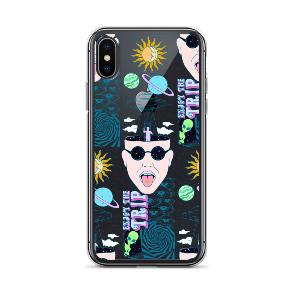 Shroom Beach Enjoy The Trip iPhone Case protects your iPhone against water, dust and shock.