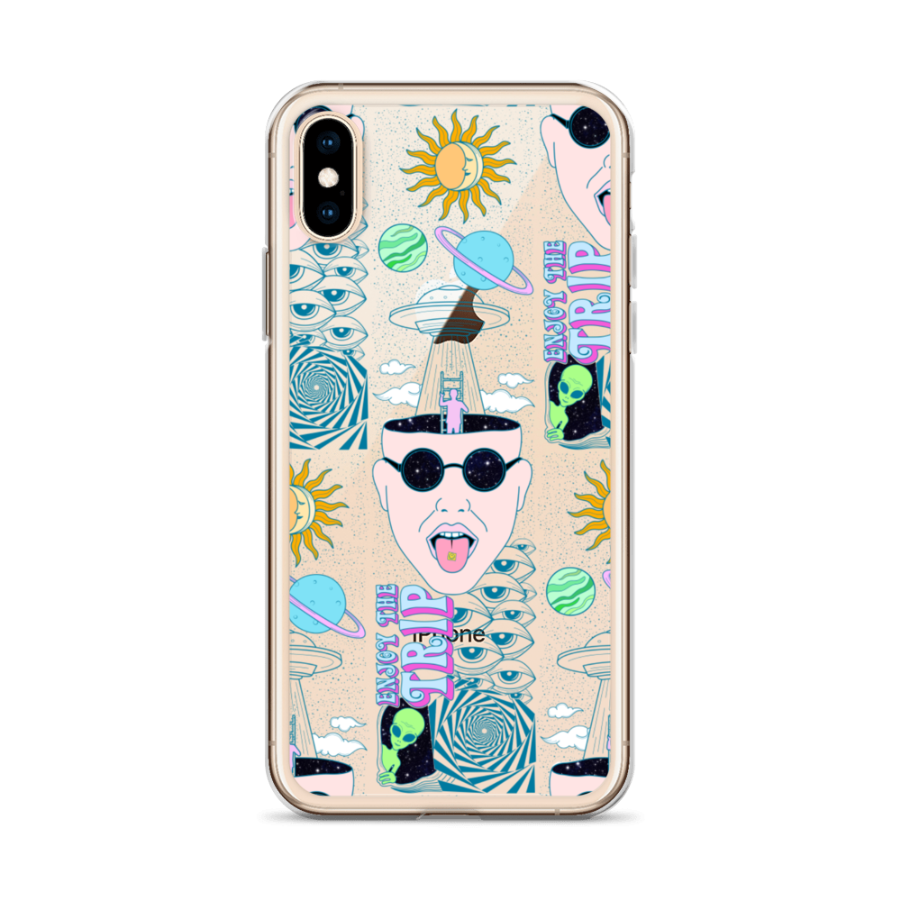 Shroom Beach Enjoy The Trip iPhone Case protects your iPhone against water, dust and shock.