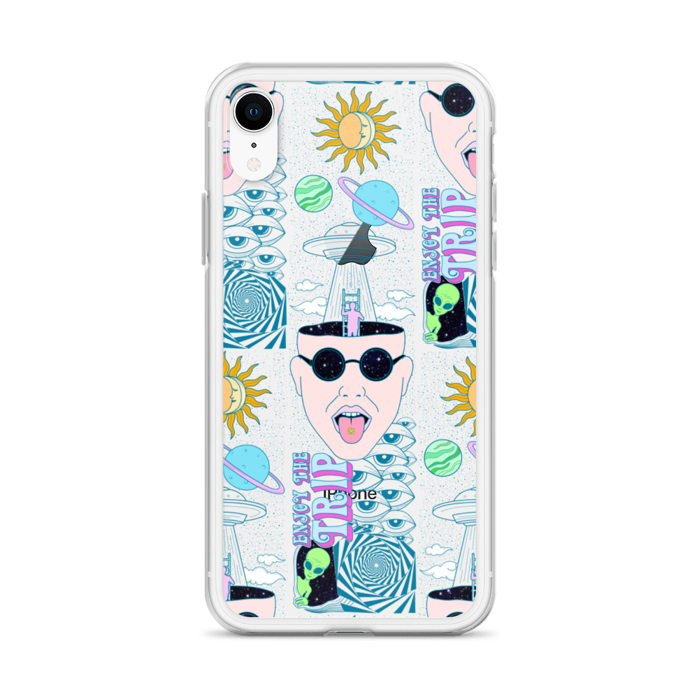 Shroom Beach Enjoy The Trip iPhone Case protects your iPhone against water, dust and shock.