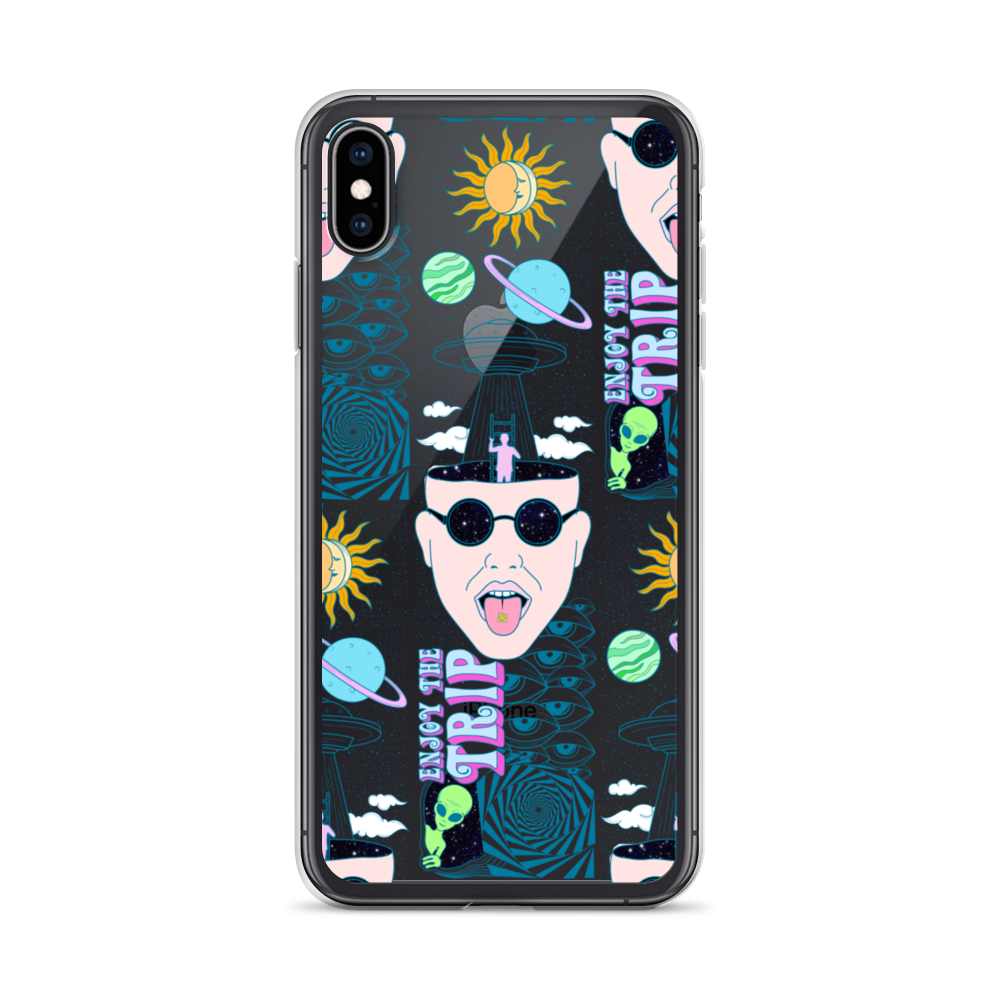 Shroom Beach Enjoy The Trip iPhone Case protects your iPhone against water, dust and shock.