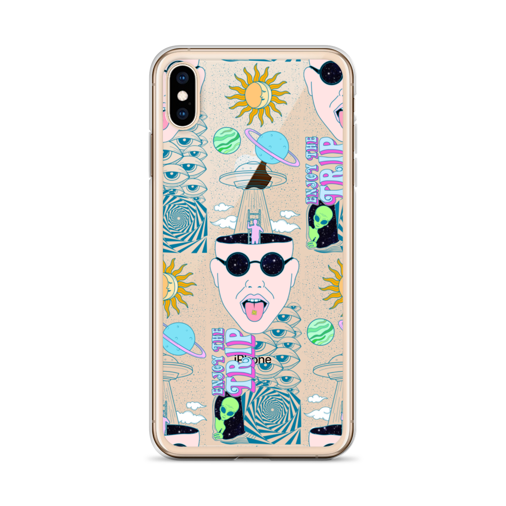 Shroom Beach Enjoy The Trip iPhone Case protects your iPhone against water, dust and shock.