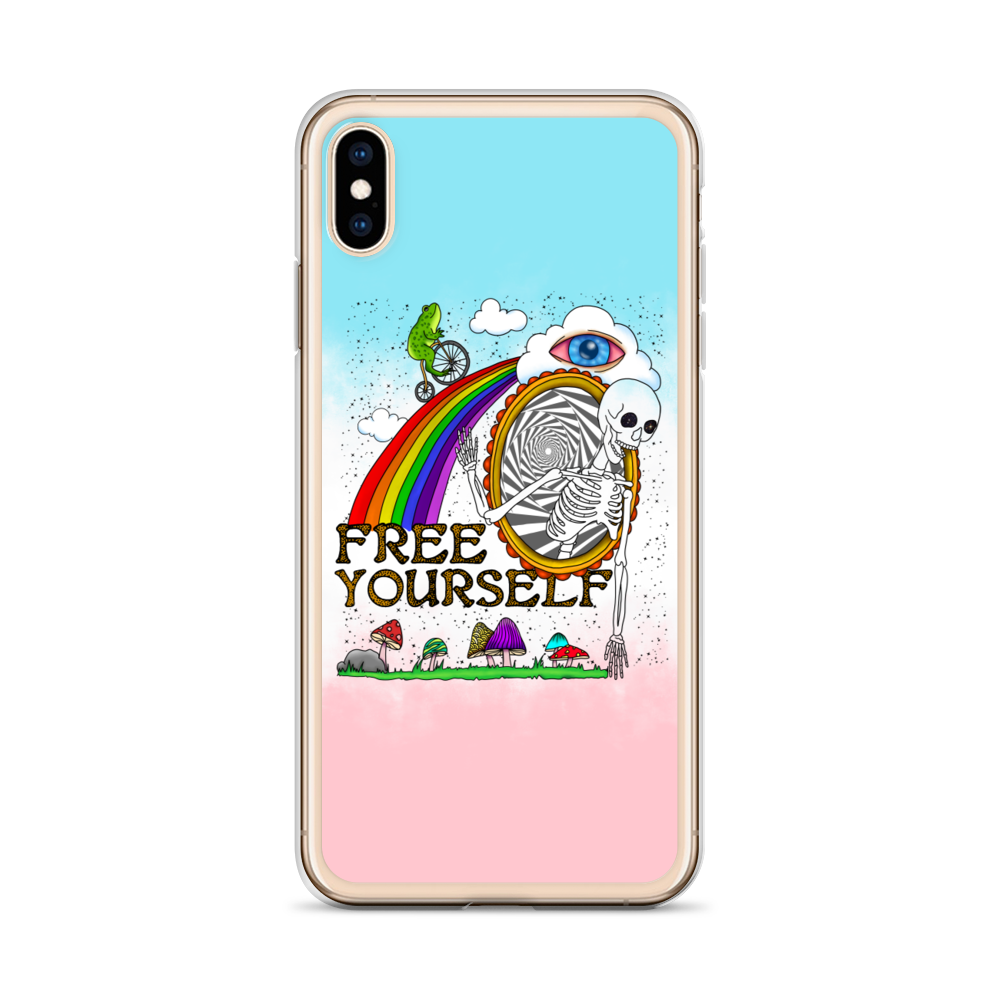 Shroom Beach Free Yourself iPhone Case protects your iPhone against water, dust and shock.