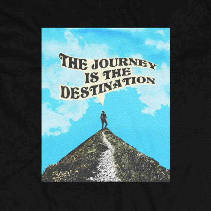 The Journey Is The Destination Graphic Sweatshirt