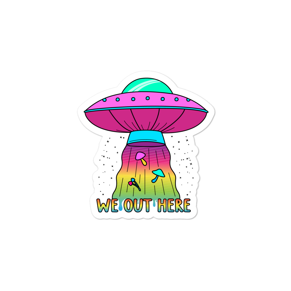 High quality and trendy stickers by Shroom Beach perfect for indoor use. 