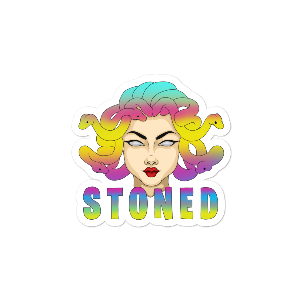 High quality and trendy stickers by Shroom Beach perfect for indoor use. 