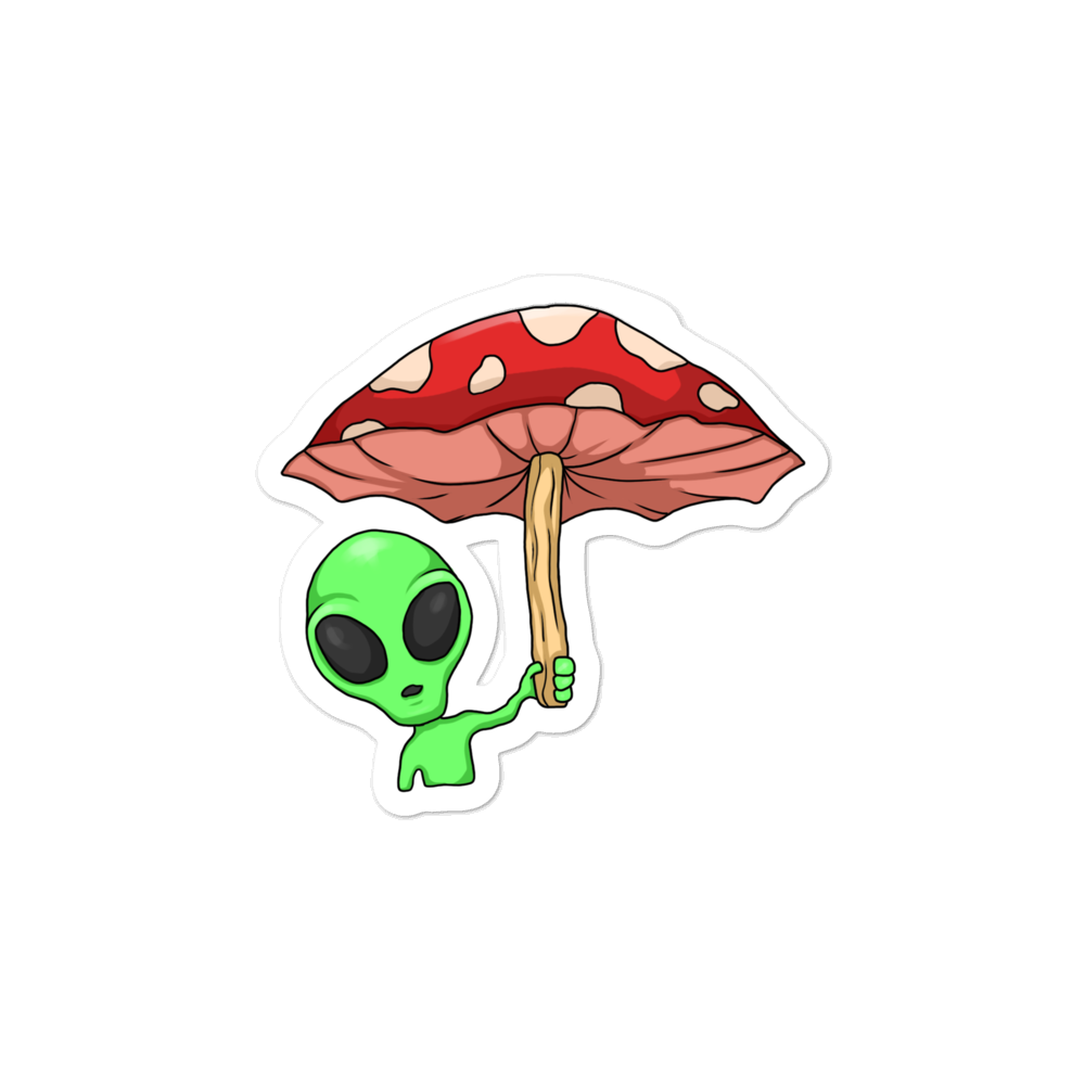 High quality and trendy stickers by Shroom Beach perfect for indoor use. 