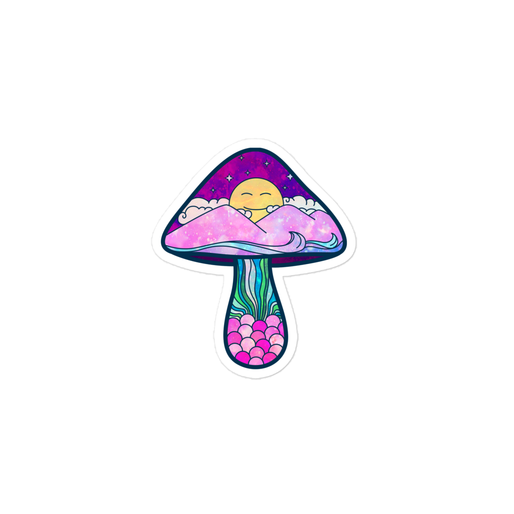 Shroom World Sticker