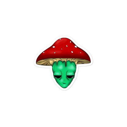 Mushroom Head Sticker