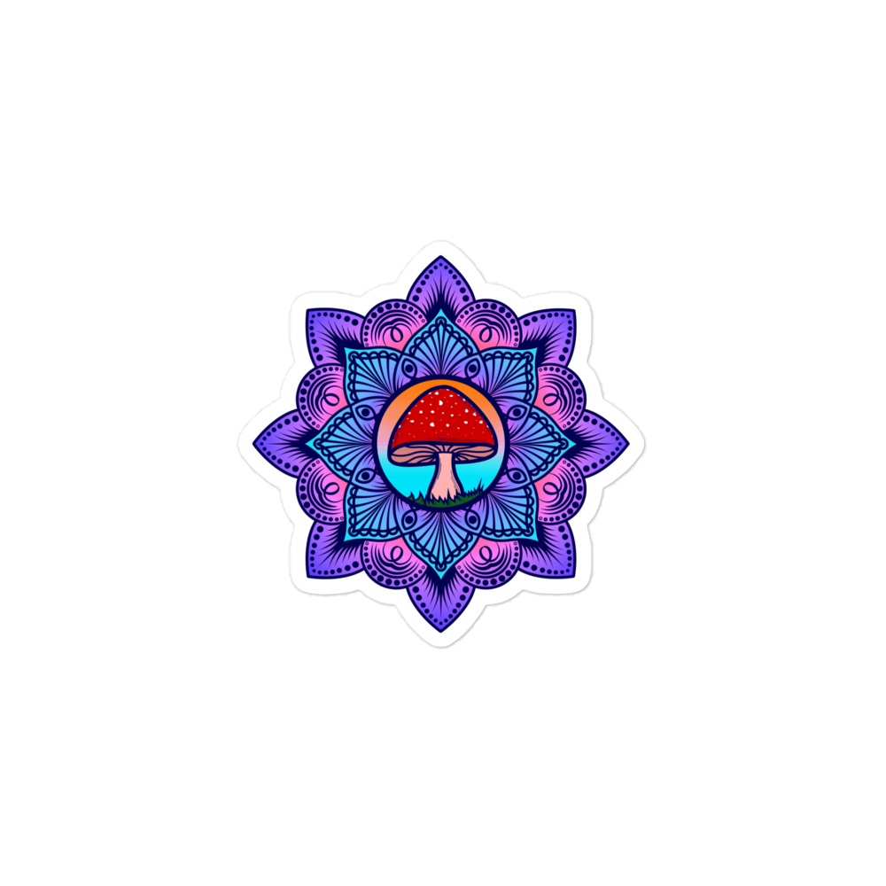 Mandala Shroom Sticker