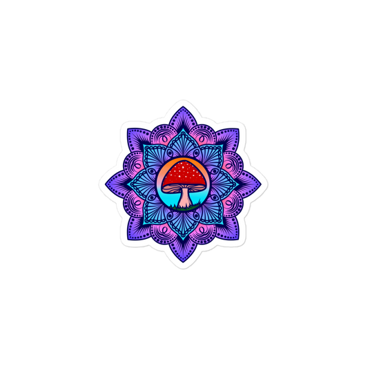 Mandala Shroom Sticker