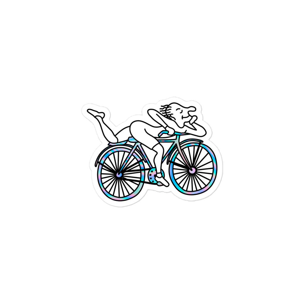Bicycle Day Sticker